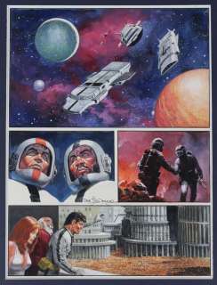 Don Lawrence - Lawrence, Don - Originele pagina (p.18) - Storm 6 - Het geheim van de Nitronstralen - Formaat: 41,5 x 32 cm - (1980)