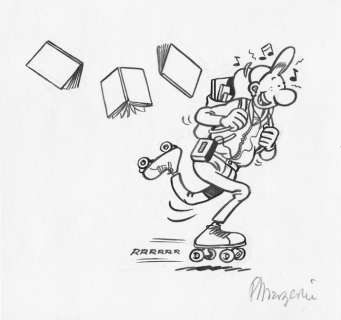 Margerin, Frank | Margerin, Frank - Dessin original - Gilbert Jeune - (1995) | Catawiki