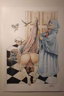 Luca Raimondo | L. Raimondo - original artwork "Cenerentola" - Page volante - Exemplaire unique | Catawiki