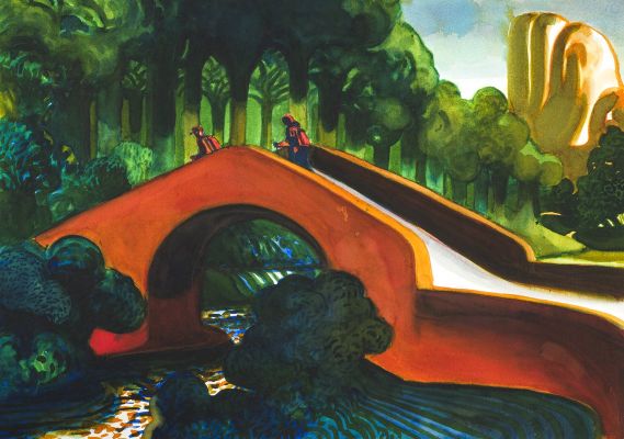 Lorenzo Mattotti | A Trek I, 2025 | Philippe Labaune Gallery