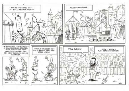 De Decker, Frodo | De Decker, Frodo - Originele, halve pagina - De Ridder - McGyver + A-team | Catawiki