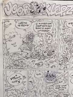 Schreurs, Eric | Schreurs, Eric - Originele pagina - Joop Klepzeiker - Wildplasje - (1994) | Catawiki