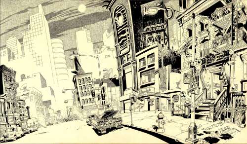 Rodriguez - COOL-WORLD, Cityscape (1991) | Russ Cochran