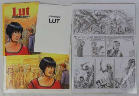 Bosschaert, Jan | Bosschaert, Jan - Originele pagina + boek + prent + mapje prenten - Lut - (2019) | Catawiki