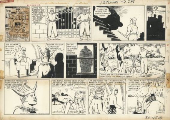 Wilson McCoy | The Phantom, sunday page du 26 janvier 1958 | Galerie 9ème Art