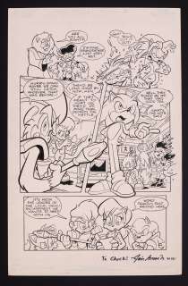 Tracy Yardley and Jim Amash - Original Art for Sonic Universe (2009) Issue 13, Story Page 21
