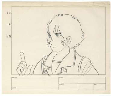 Osamu Tezuka hand-drawn Genga Phoenix 2772 Godo | Mandarake (Big Web)