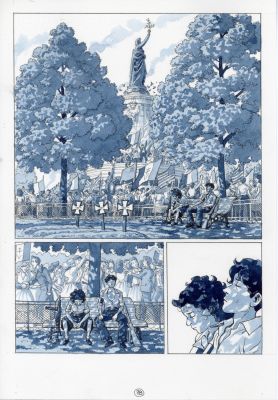 Dominique Bertail | Madeleine, Résistante tome 4 – Planche originale 78 | Galerie Barbier