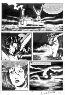 Beniamino Delvecchio | Beniamino Delvecchio 3x tavole originali "L’ombra del drago" - (1996) | Catawiki