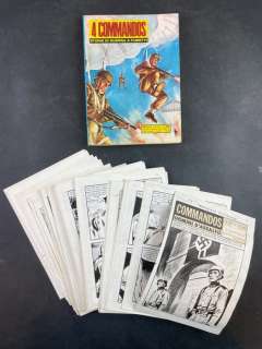 Studio Arias | Studio Arias - Commandos Operazione Osnabruck - Storia completa con albo a stampa - Page volante - Exemplaire unique | Catawiki