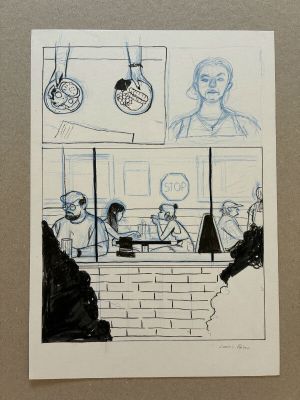 Laura Pérez | Boceto Original de Laura Pérez | Yojimbo Cómics