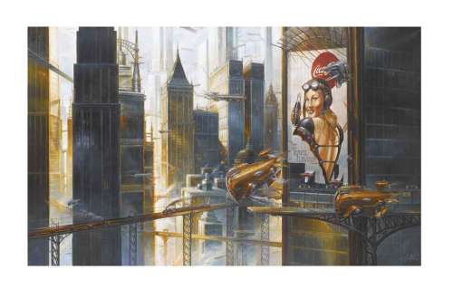 Didier Graffet | Peinture "New York Taxi Station", 2013. Signé | Christie’s