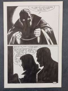 Magnus E Bunker | Satanik n. 50 - Magnus e Bunker - Tavola Originale n. 115 "La Stirpe dei Vampiri" - Page volante - Exemplaire unique - (1966) | Catawiki