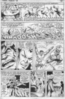 Ross Andru | MARVEL FEATURE # 3 PAGE 18 - 3RD DEFENDERS- ALL 3 HEROS | Pedigree Comics