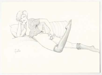 Leone Frollo | Mona Street - Leone Frollo - illustrazione originale "Proprio qui!" - Page volante - Exemplaire unique | Catawiki