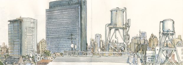 Nicolas de Crécy | NICOLAS DE CRÉCY – Tokyo, tours de Harajuku, 4 novembre – REF 15 | Galerie Barbier