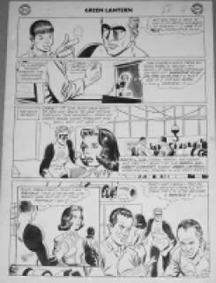 Gil Kane | GREEN LANTERN # 18 PAGE 4 : GREEN LANTERN & CAROL FERRIS | Pedigree Comics