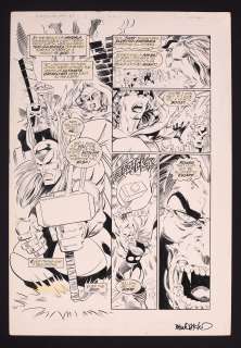 Mark McKenna - Original Art from Rune/Silver Surfer #1 (1995), Page 1 Pencils by Henry Flint, Inks