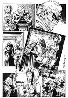 Romero, Enric Badia - Enric Badia Romero - Original page comic - Durham Red - Dracula - EO