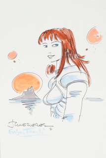 Jean-Claude Mézières (1938-2022) | Portrait de Laureline | Fauve Paris