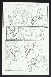 Adam Bryce Thomas, Gary Martin - Original Art from Sonic & Mega Man Worlds Unite Prelude (2015) FCBD Page 3 by Adam Bryce Thomas and Gary Martin