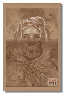 Steven Russell Black - Drawing a day issue 002 page what lies beneath