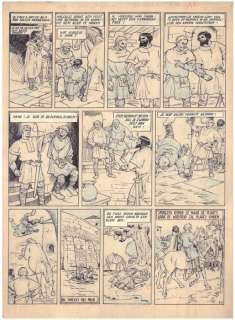 Laudy, Jacques | Laudy, Jacques - De Vier Heemskinderen / La Légende des quatre fils Aymon - original page n°26 + deluxe edition - (1946/2022) | Catawiki