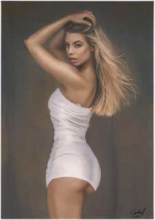 Calas, J.M. | Jean Michel Calas - Dessin original en couleur - Charmes de femme - Format dessin: 21 x 29,7 cm. - (2022) | Catawiki