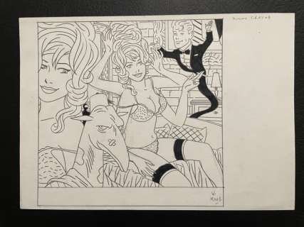 Minus, Walter | Minus, Walter - Dessin original - Avantages | Catawiki