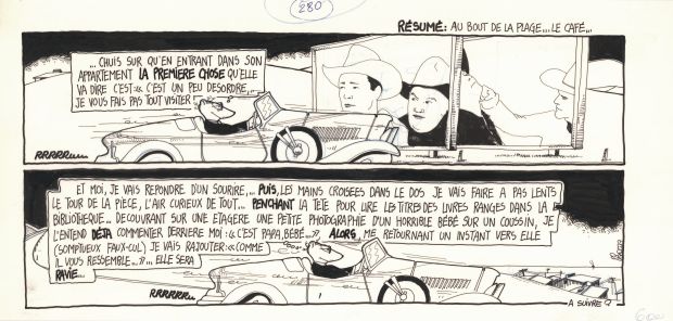 Régis Franc | 1989 - Le café de la plage | Huberty Breyne Gallery