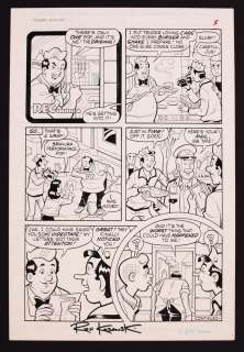 Original Art from Jughead #104 (1998) Page 5 Pencils by Rex Lindsey, Inks by Rich Koslowski | mycomicshop.com