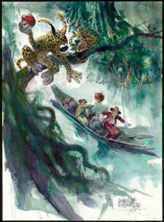 René Follet - illustration originale - Hommage Ã  franquin