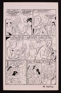 Al Bigley - Original Art from Archie‘s Pals ‘n‘ Gals Double Digest #75 (2003) Page 4 of ‘Karaoke Night‘ Pencils and Inks by Al Bigley