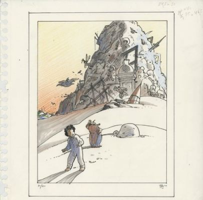 Frank Pé | Little Nemo, Etude de case | Galerie 9ème Art