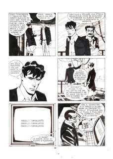 Nicola Mari - | Nicola Mari - 2x Tavola Originale - Dylan Dog Speciale n. 13 "Goliath" - (1999) | Catawiki