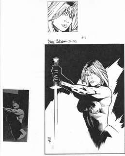 Tom Coker - Avengelyne card art 1996