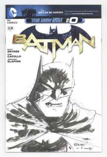 Batman (2011) #0 Sketch Cover by Chris Burnham | mycomicshop.com