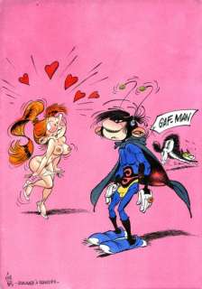 Gã¼Rsel, Gã¼Rçan | GÃ¼rsel, GÃ¼rçan - Originele tekening in kleur - Hommage Ã  Franquin - (2022) | Catawiki