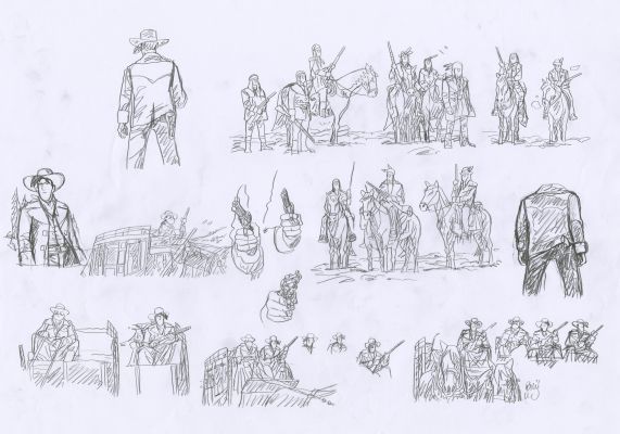 Brüno | Lucky Luke, 2025 - Dakota 1880 | Huberty Breyne Gallery