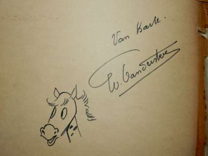 Vandersteen, Willy | Piwo 3 - Met opdrachttekening Willy Vandersteen + Gesigneerd - Piwo bij de Zoeloes - EO - (1946) | Catawiki