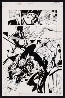 Original Art from Green Arrow #15 (2002) Page 9 Pencils by Phil Hester, Inks by Ande Parks