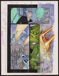 Original Color Guide for Fantastic Four #6 (1997) Page 9 by Joe Chiodo | mycomicshop.com