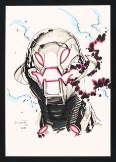 Ultron Head Sketch by Minkyu Jung | mycomicshop.com