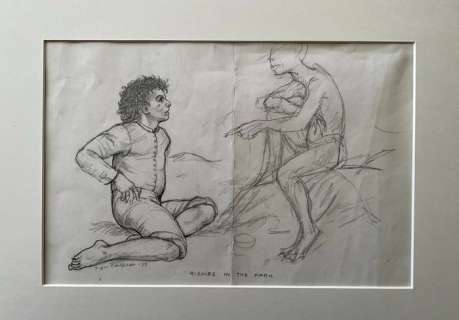 Inger Edelfeldt - The Lord of the Rings - J.R.R.Tolkien - Inger Edelfeldt - Riddle in the dark - Bilbo and Gollum (1980)