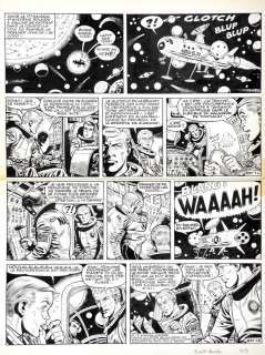 Hubinon | Buck Danny, planche n°1 Ã  l’encre de Chine d… | Millon