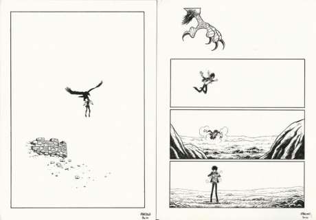 Gianluca Maconi | Gianluca Maconi - 2x tavole originali "Jimi Hendrix: Electric Requiem" - (2010) | Catawiki