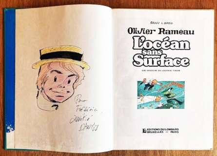 Dany / Greg | Olivier Rameau T11 - L’Océan sans surface + dédicace couleur - C - EO - (1987) | Catawiki
