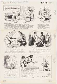 John Cullen Murphy ’’Prince Valiant’’ Sunday Comic Strip Original Artwork -- #2814 Dated 13 January 1991 | Nate Sanders