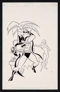 Batman: The Animated Series Batman vs. Poison Ivy Special Projects Art (Unpublished) | mycomicshop.com