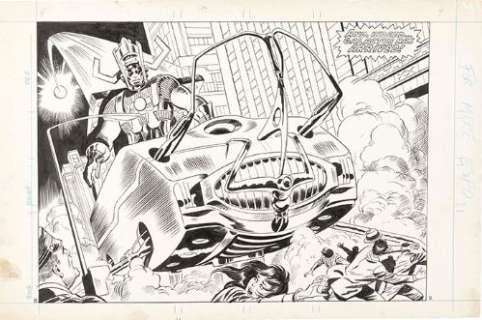 John Buscema - Thor, Issue #226, double splash page 8-9